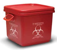 Isolyser SMS Sharps Mail-Back Disposal System, 18 Gallon, Red, 1/Pkg - Isolyser® SMS®m Sharps Mail-Back Disposal System - 18 Gallon - Image 1