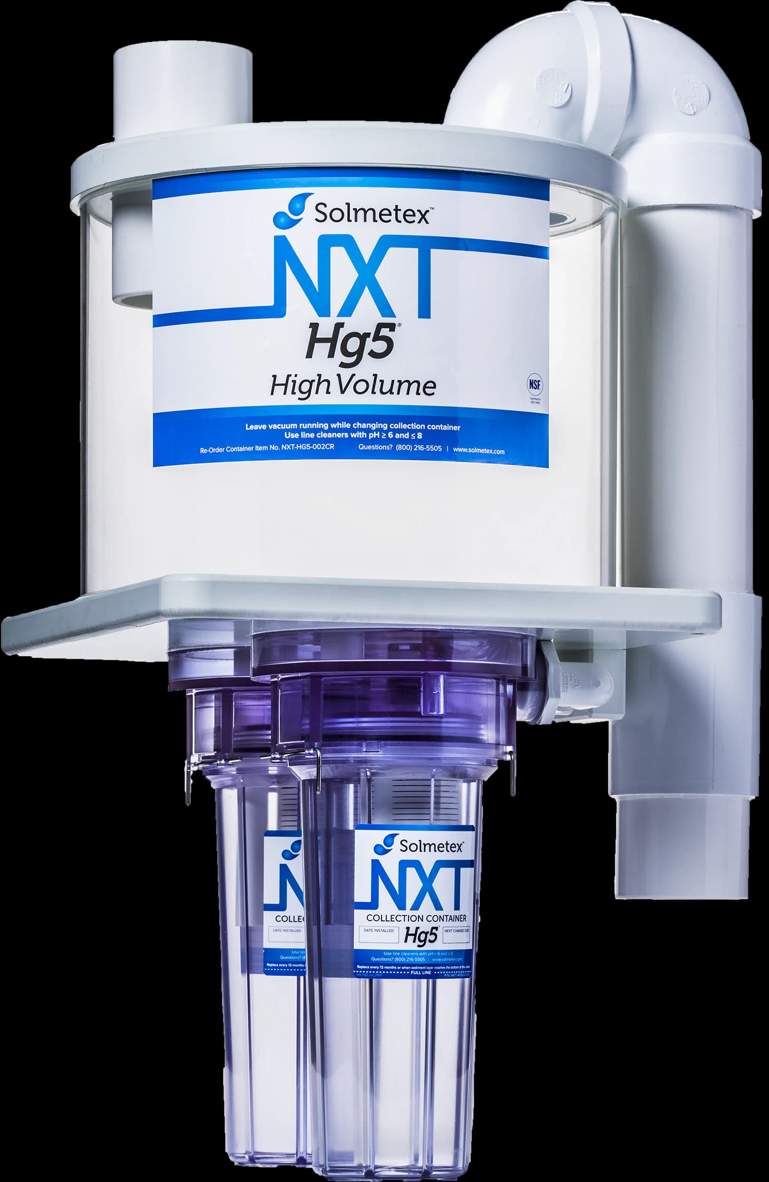 Solmetex NXT Hg5 High Volume Amalgam Separator, 11-20 Operatories, NXT-HG5-HV - NXT HG5 High Volume Amalgam Separator - Image 1