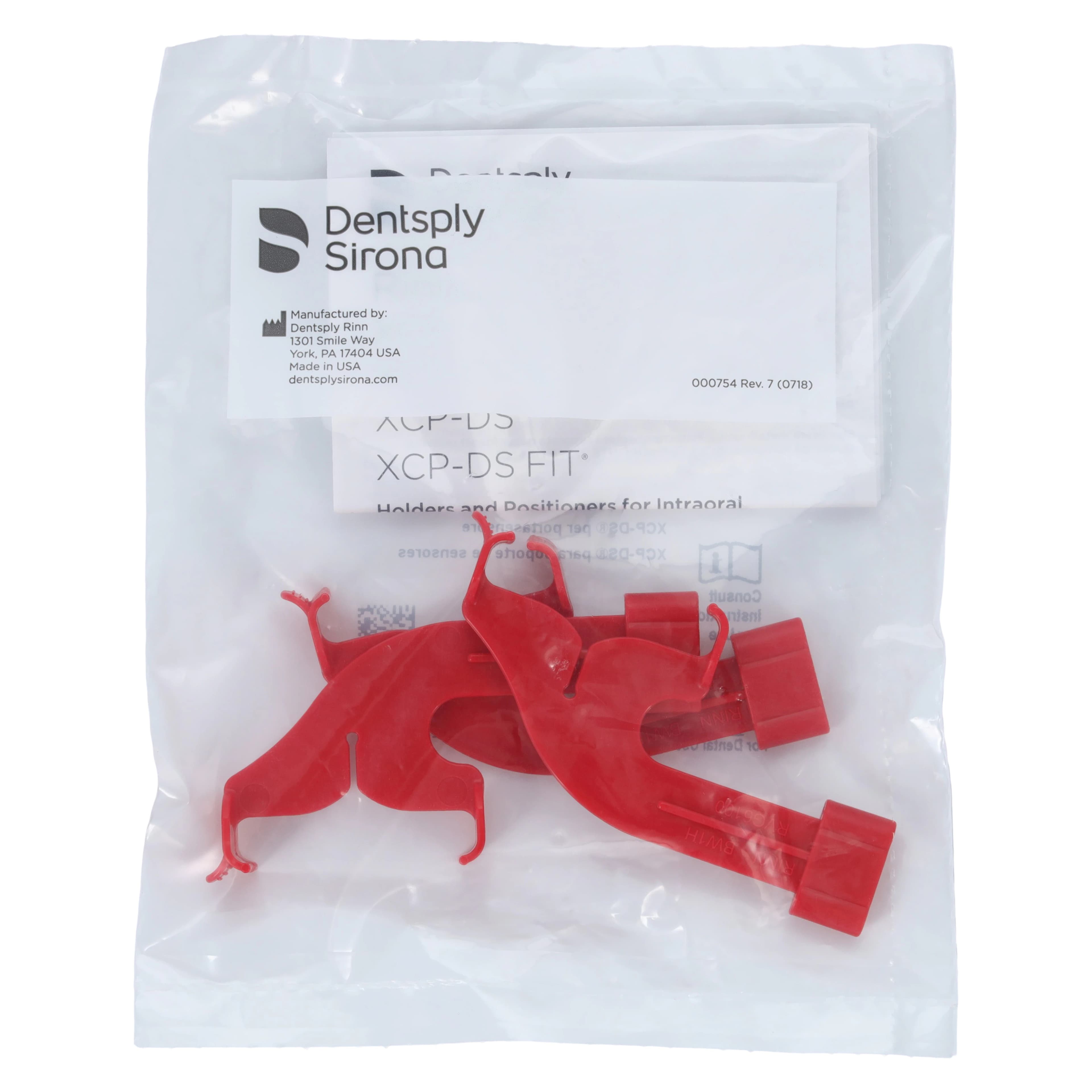 XCP-DS® Bite Wing Biteblock for Carestream/Kodak 5100/6100/6500 Digital Sensors, Red, #1 Horizontal, 3/Pack, 553015 - XCP-DS® Bite Wing Biteblock for Carestream/Kodak 5100/6100/6500 Digital Sensors Red #1 Horizontal Size Pack of 3 - Image 1