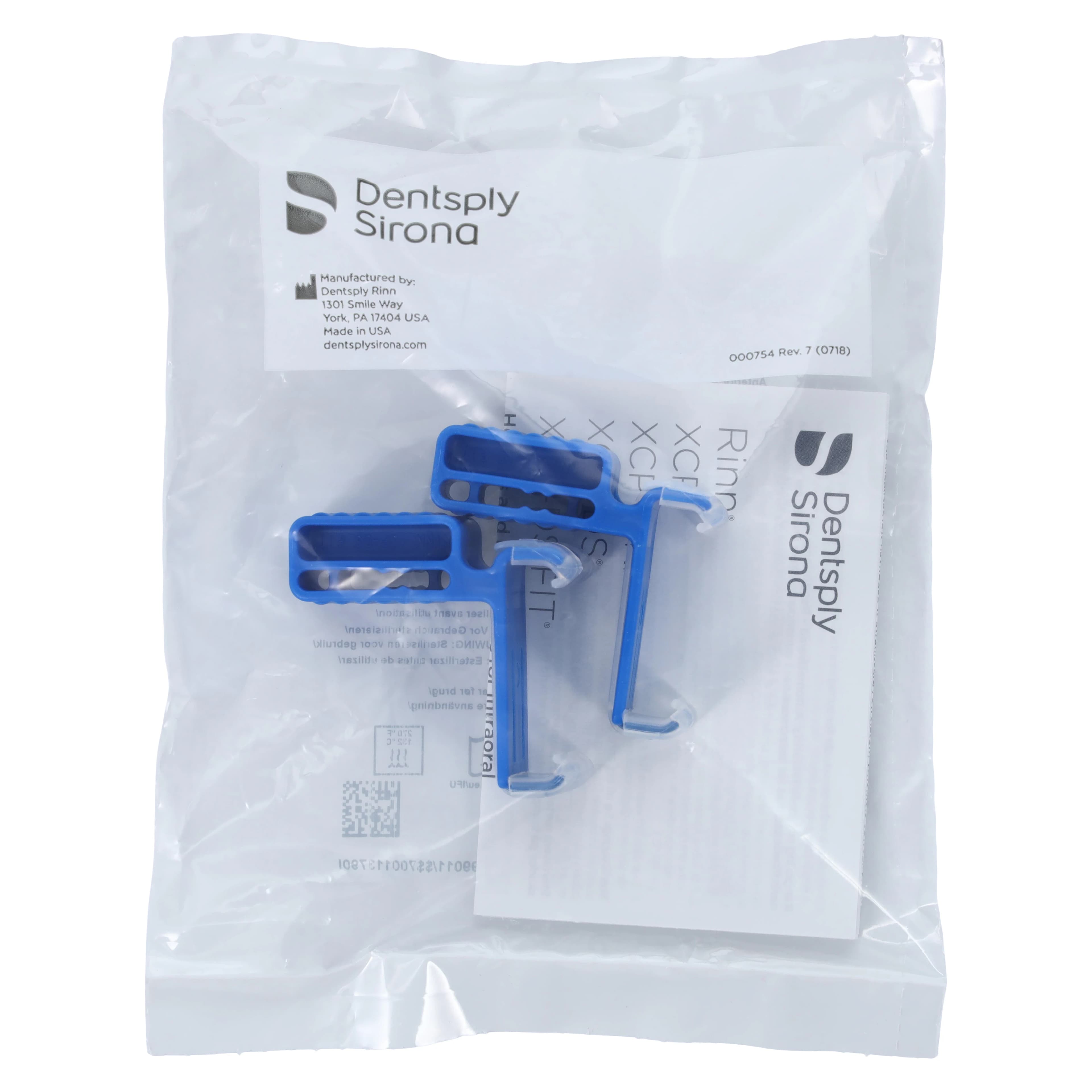 XCP-DS FIT Universal Sensor Biteblock Refill, Anterior, Blue, 2/Pk, 559901 - XCP-DS FIT Bite Block Refill, Anterior, 2/Pk, 559901 - Image 1