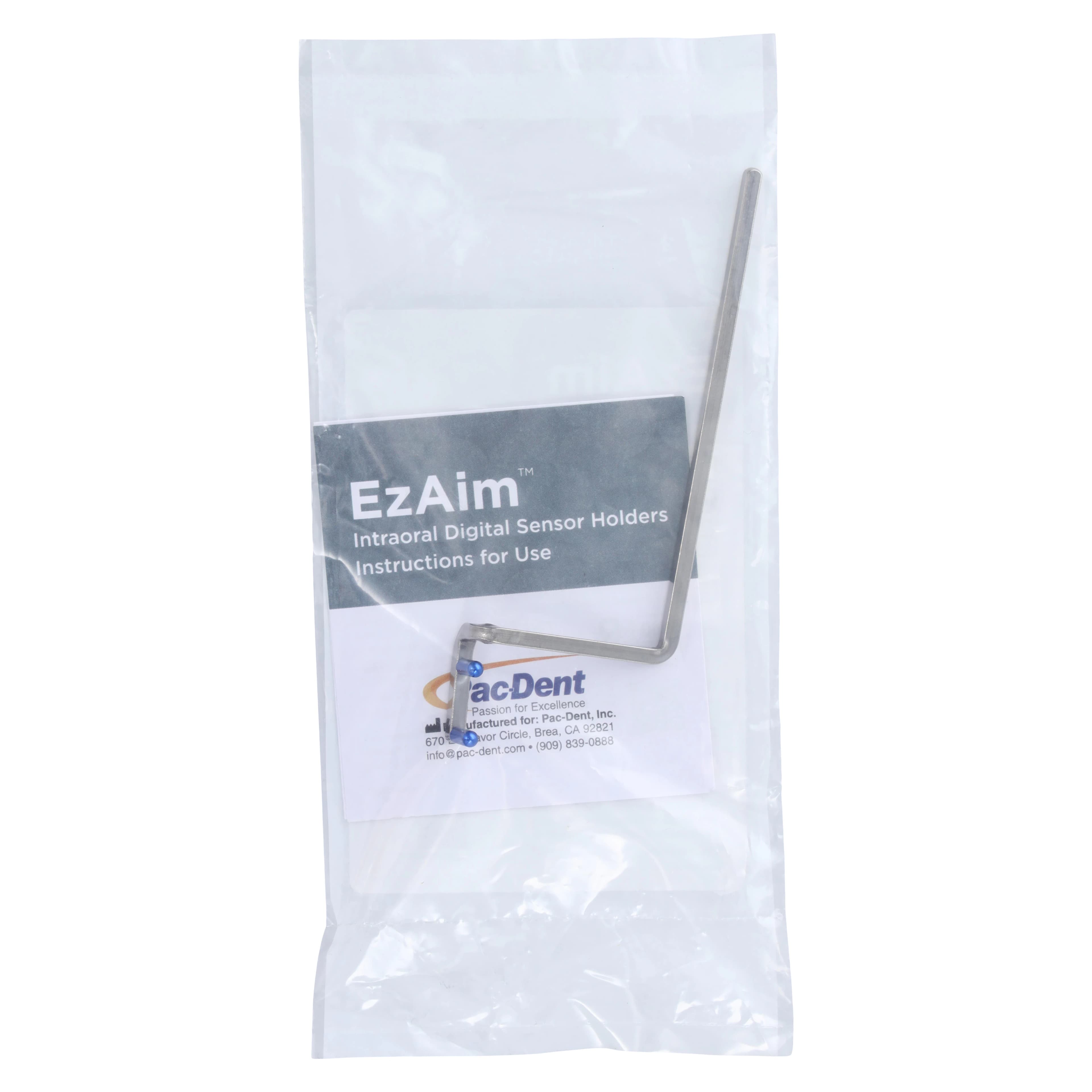EzAim Autoclavable Anterior Positioning Arm, Blue, 1/Pkg, 131101 - Blue Autoclavable Anterior Positioning Arm - Image 1