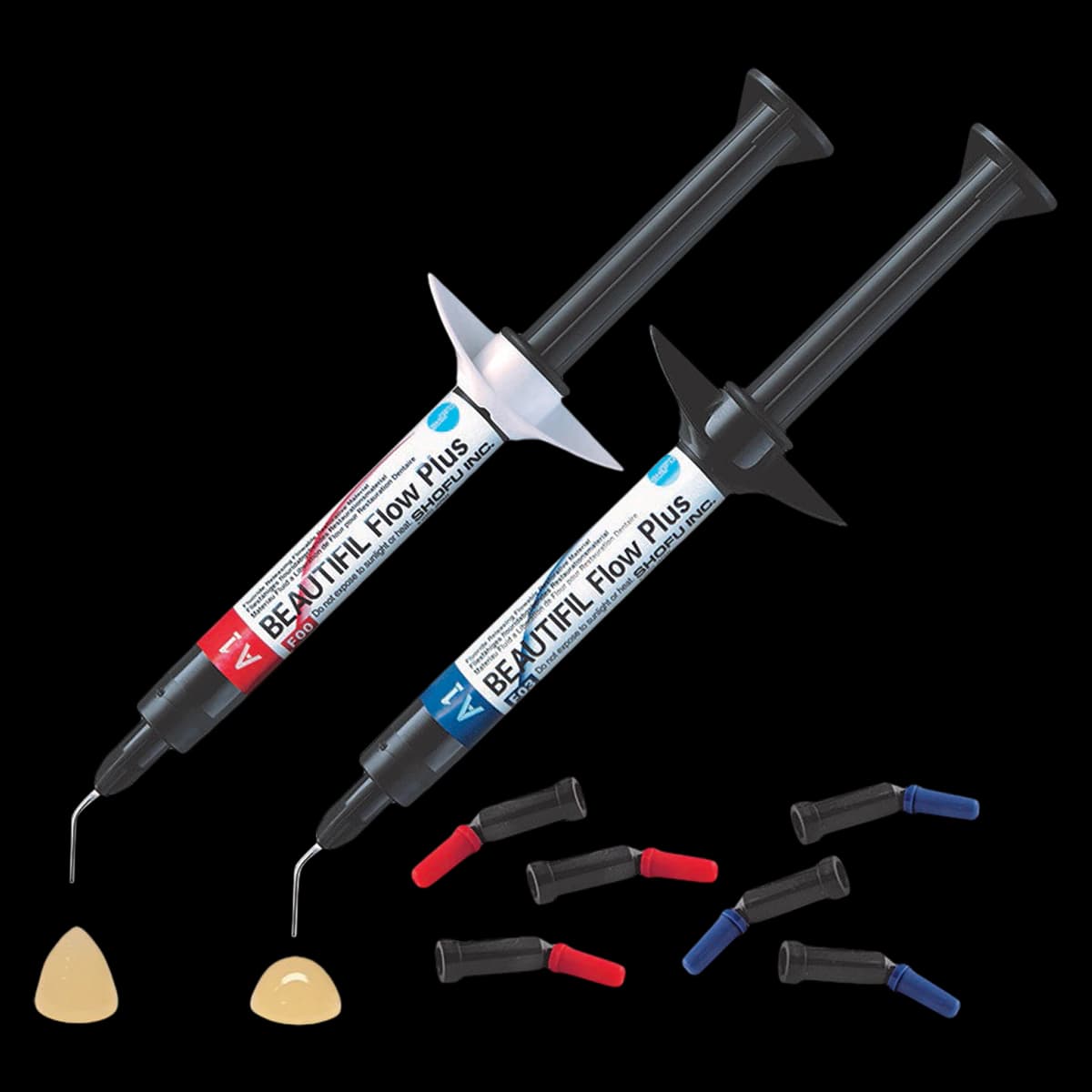 Beautifil Flow Plus F00 Zero Flow Hybrid Composite, Light-Cure, Shade B1, 0.21 g Tips, 20/Pk, 2206 - Beautifil Flow Plus Hybrid Composite, Light-Cure, Tips Refill, F00, 0.21 g, B1, 20/Pk, 2206 - Image 1