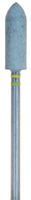 Shofu Ceramiste Soft Polishers, HP, Ultra II (White Band), Pointed Cylinder #050 (PC2), Grey/White, 12/Pk, 0268 - Ceramiste Soft Polishers, HP, Ultra II, Pointed Cylinder, # 050 (PC2), Grey/White, 12/Pk, 0268 - Image 1