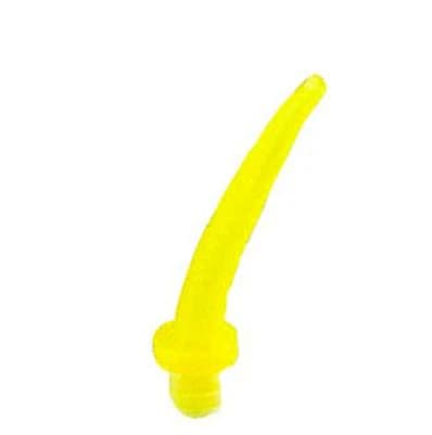 Plasdent Yellow Disposable Intraoral Tips, Fits 4.2mm Mixing Tips, 100/Pk - IntraOral Tips 100/Pk Yellow - Image 1