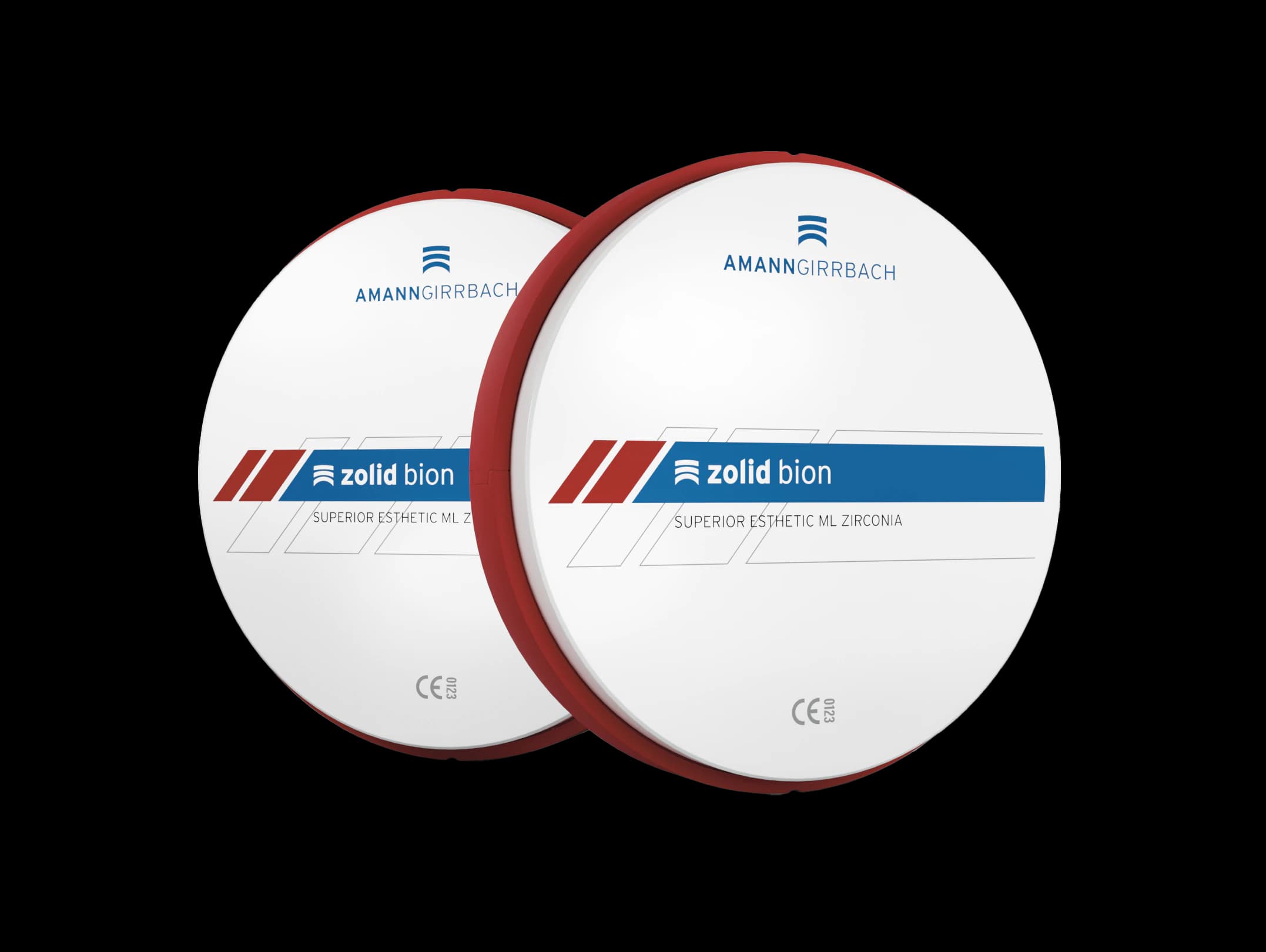 Zolid Bion Zirconia CAD/CAM Disc, B2 Shade, 98 x 25 mm, 1/Pkg - Zolid Bion B2 98x25 F - Image 1