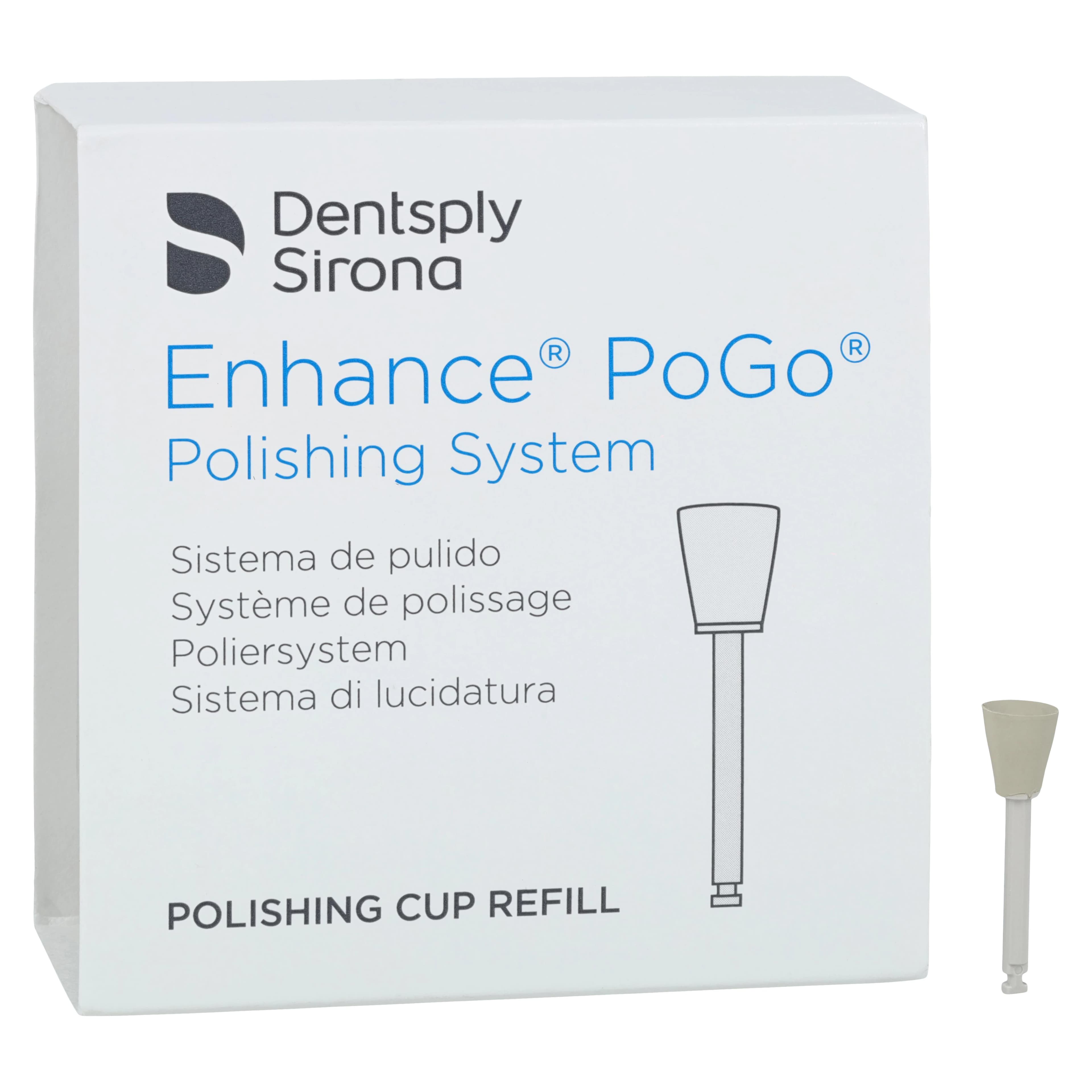 Enhance PoGo One-Step Diamond Micro Polisher Cups, RA, Refill, 40/Pk, 662023 - Enhance PoGo Diamond Polisher Cups, RA, Refill, 40/Pk, 662023 - Image 1
