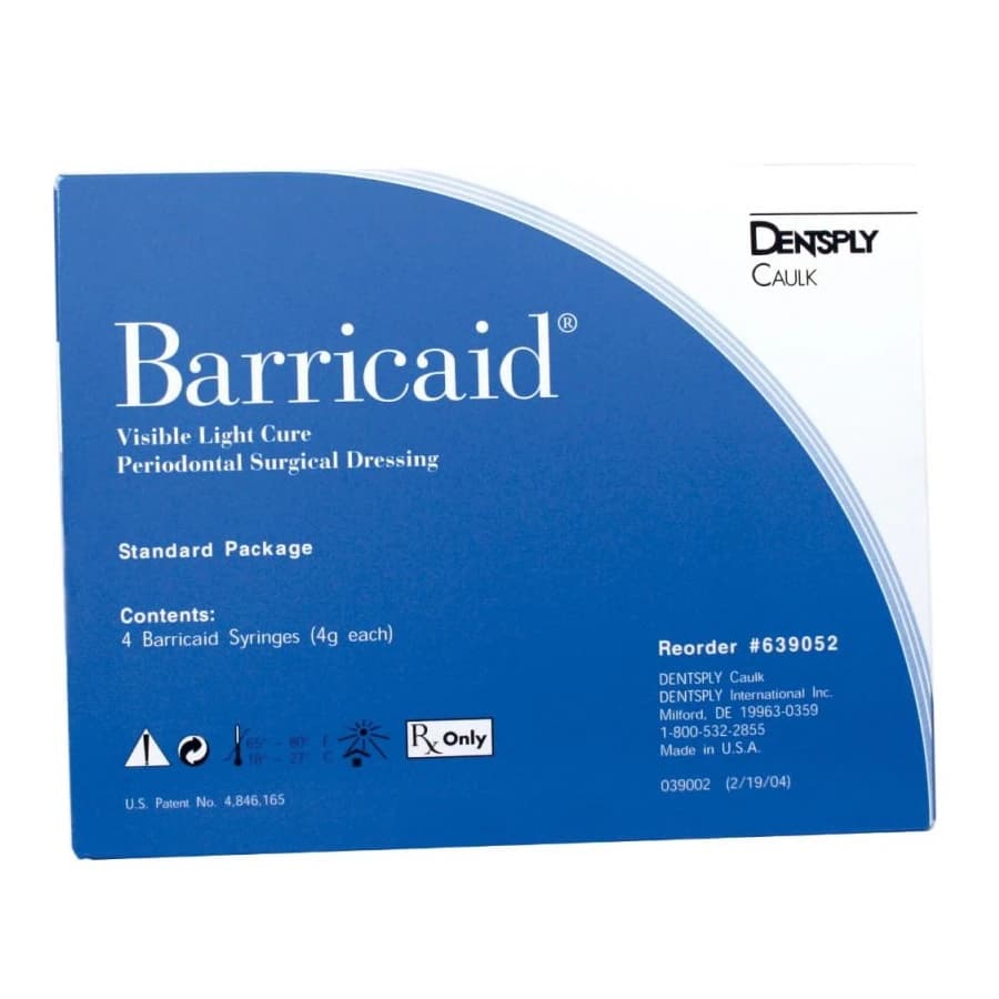 Barricaid VLC Visible Light Cure Periodontal Surgical Dressing, 4 g Syringe, 4/Pk, 639052 - Barricaid Syringe (4) - Image 1