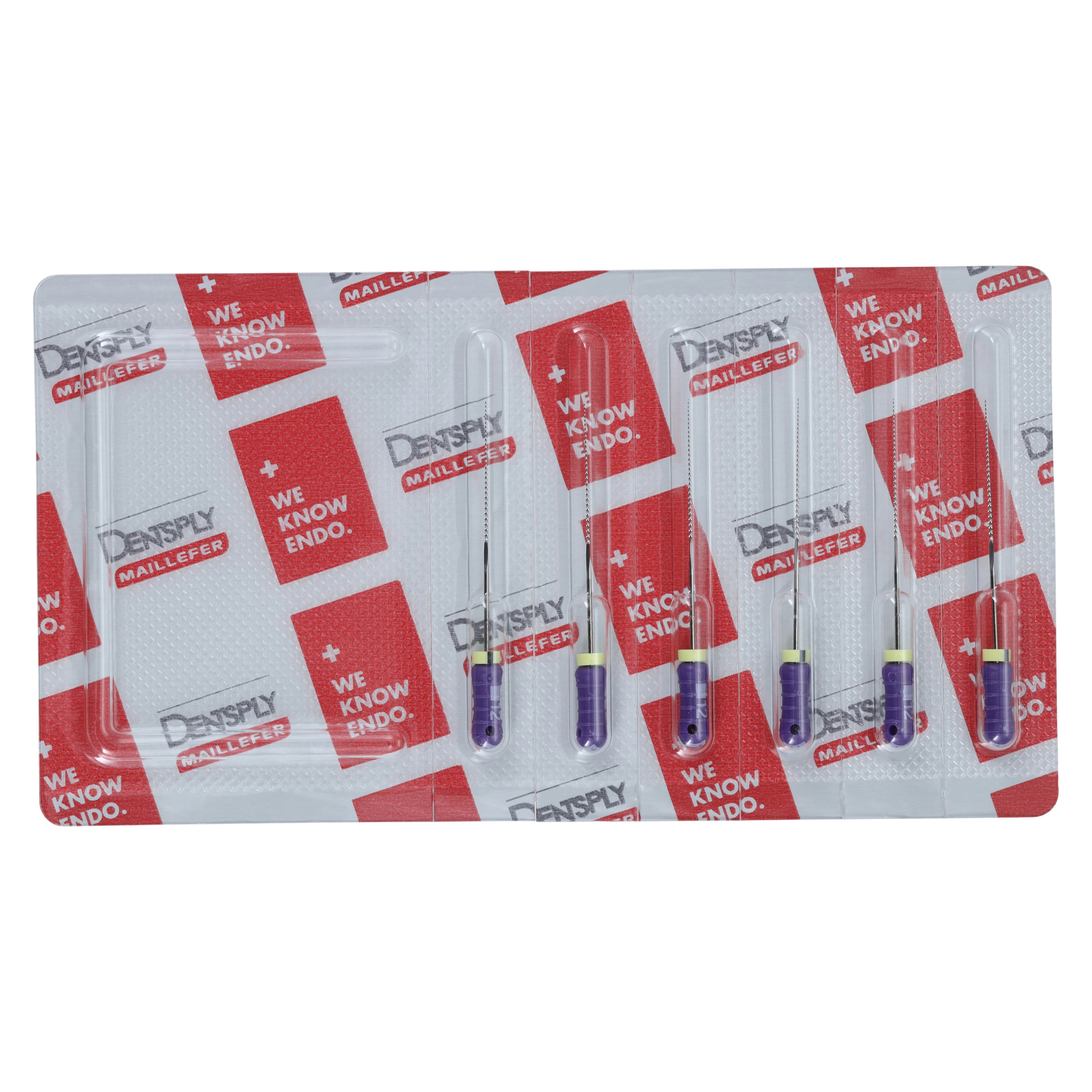 Dentsply Maillefer READYSTEEL FlexoFile #12, 31mm, Sterile, 6/Pack (6831231) - #12 Purple/Orange READYSTEEL FlexoFile 31mm Pack of 6 - Image 1