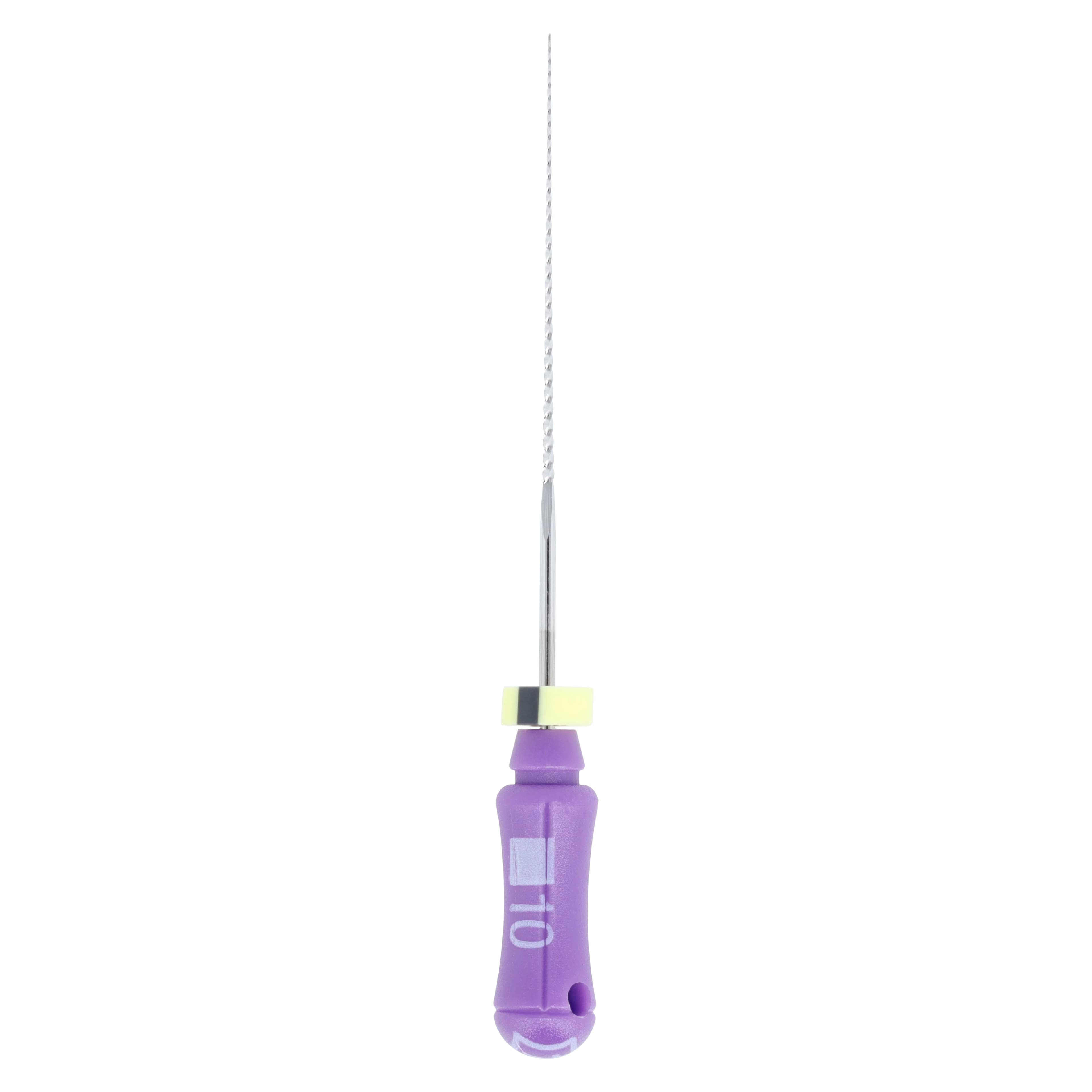 Dentsply Maillefer K-File #10, 25mm, Stainless Steel, Pack of 6, 671131 - 10-25mm K Files PH (6) - Image 1
