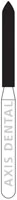 NTI® FG Diamond Bur, Medium Grit, Beveled Cylinder, #879-014, 1.4 mm Diameter, 10.0 mm Length, Gray, 5/Pkg - NTI® FG Diamonds - Medium - #879-014 (10.0) - Image 1
