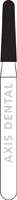 NTI FG Diamond Bur, Super Coarse, Round End Taper, #855-016, 1.6 mm Head Diameter, 6.0 mm Head Length, Friction Grip, 5/Pk, SC855-016 - NTI® FG Diamonds - Super Coarse - #855-016 (6.0) - Image 1