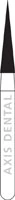 NTI Superfine FG Diamond Bur, Needle Point, #SF858-016, 1.6 mm Diameter, 8.0 mm Length, 5/Pk - NTI® FG Diamonds - Super Fine - #858-016 (8.0) - Image 1