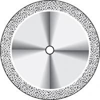 NTI Interflex Diamond Disc, HP, Double-Sided, #943, 10 mm, Medium Grit, Gray, 1/Pk, D943-100 - NTI Interflex Diamond Disc, HP, Double-Sided, # 943, 10 mm, Medium, Gray, 1/Pk - Image 1
