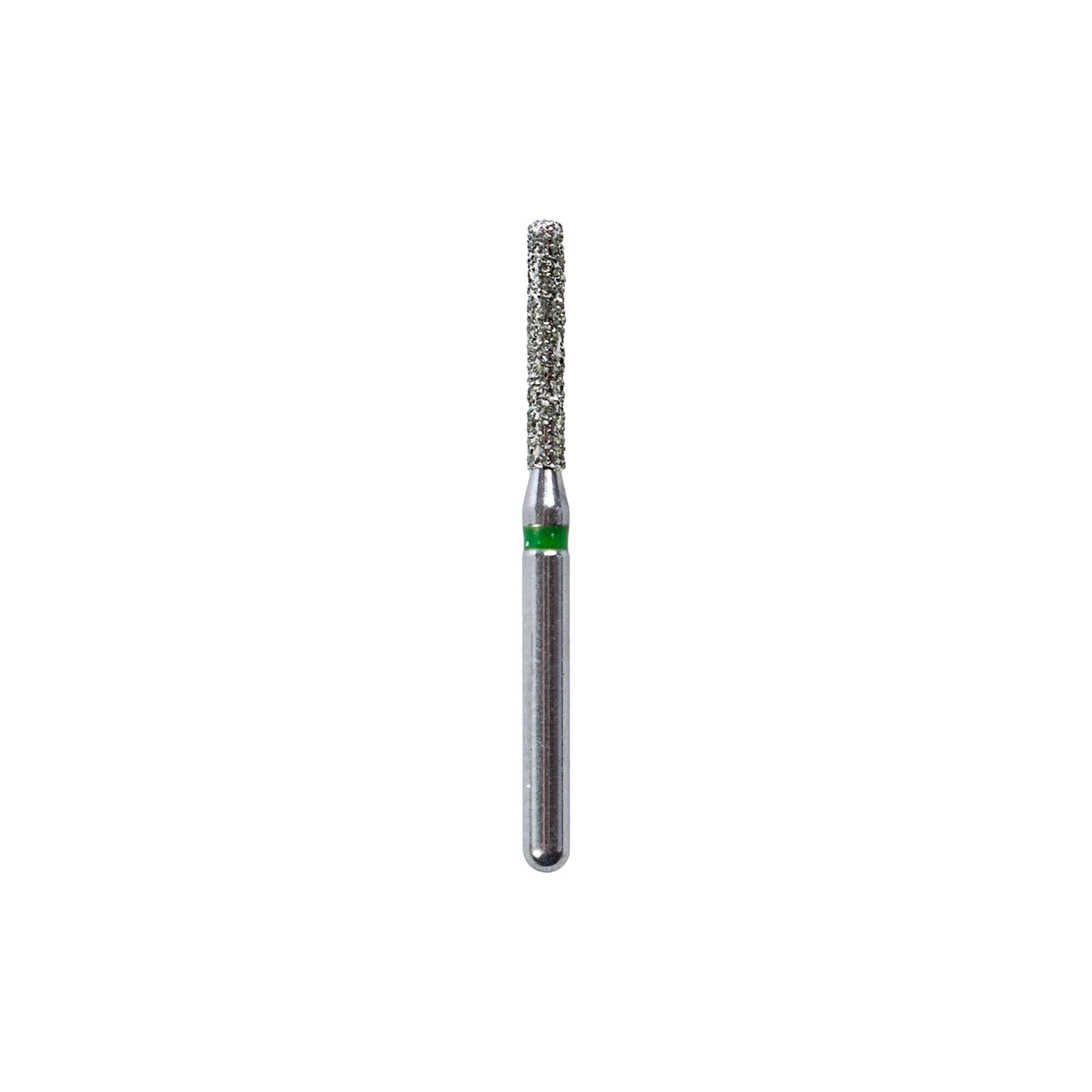 SimpliCut Single-Use Sterile Diamond Bur, Cylinder Rounded Shoulder, Coarse Grit, Friction Grip, 25/Pkg, C837KR-012-D - #837KR-012 Coarse SimpliCut Diamond Bur Cylinder Rounded Shoulder Pack of 25 - Image 1