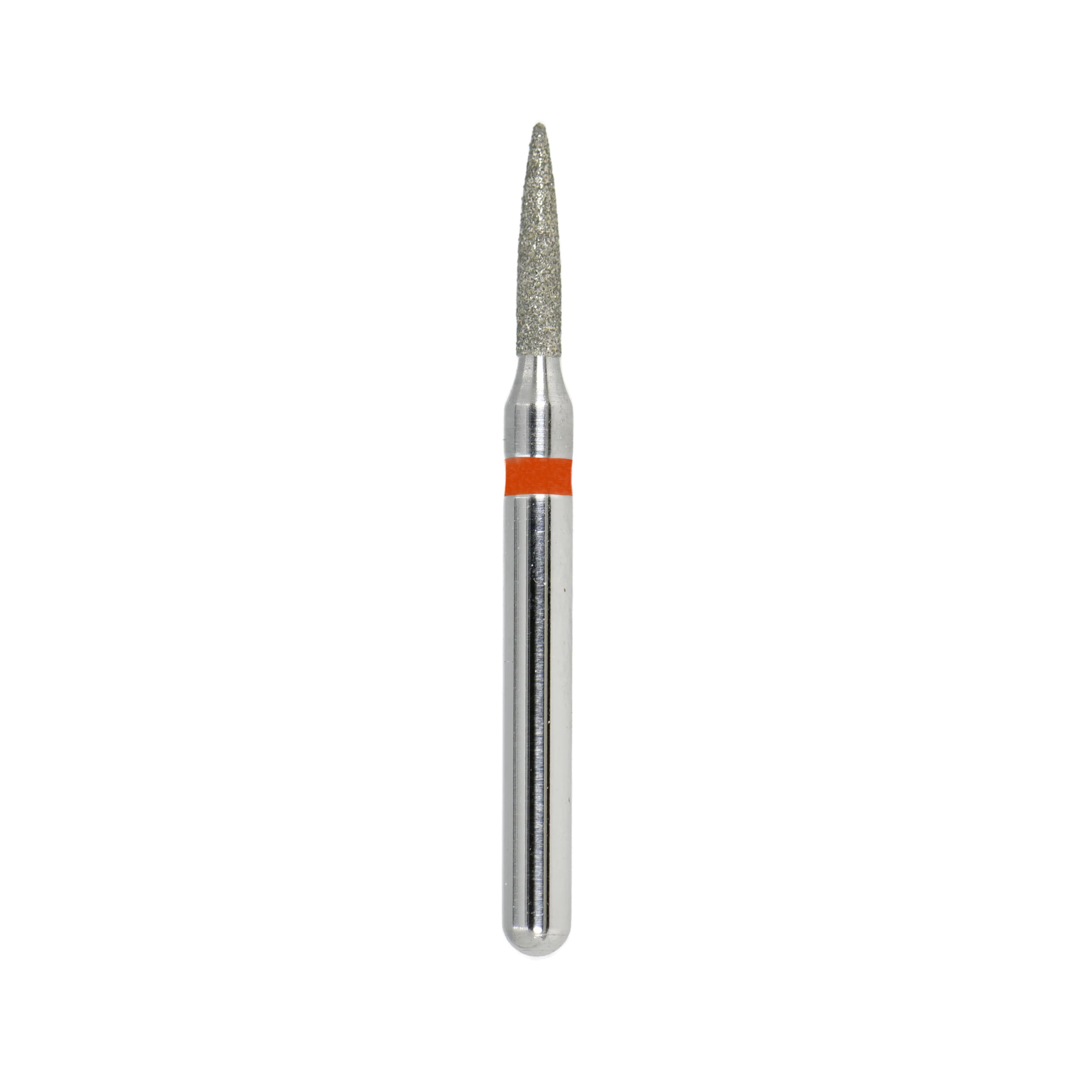 SimpliCut Single-Use Sterile Diamond Bur, Fine Grit, Flame, Friction Grip, 25/Pkg, F861-012-D - #861-012 Fine SimpliCut Diamond Bur Flame Pack of 25 - Image 1
