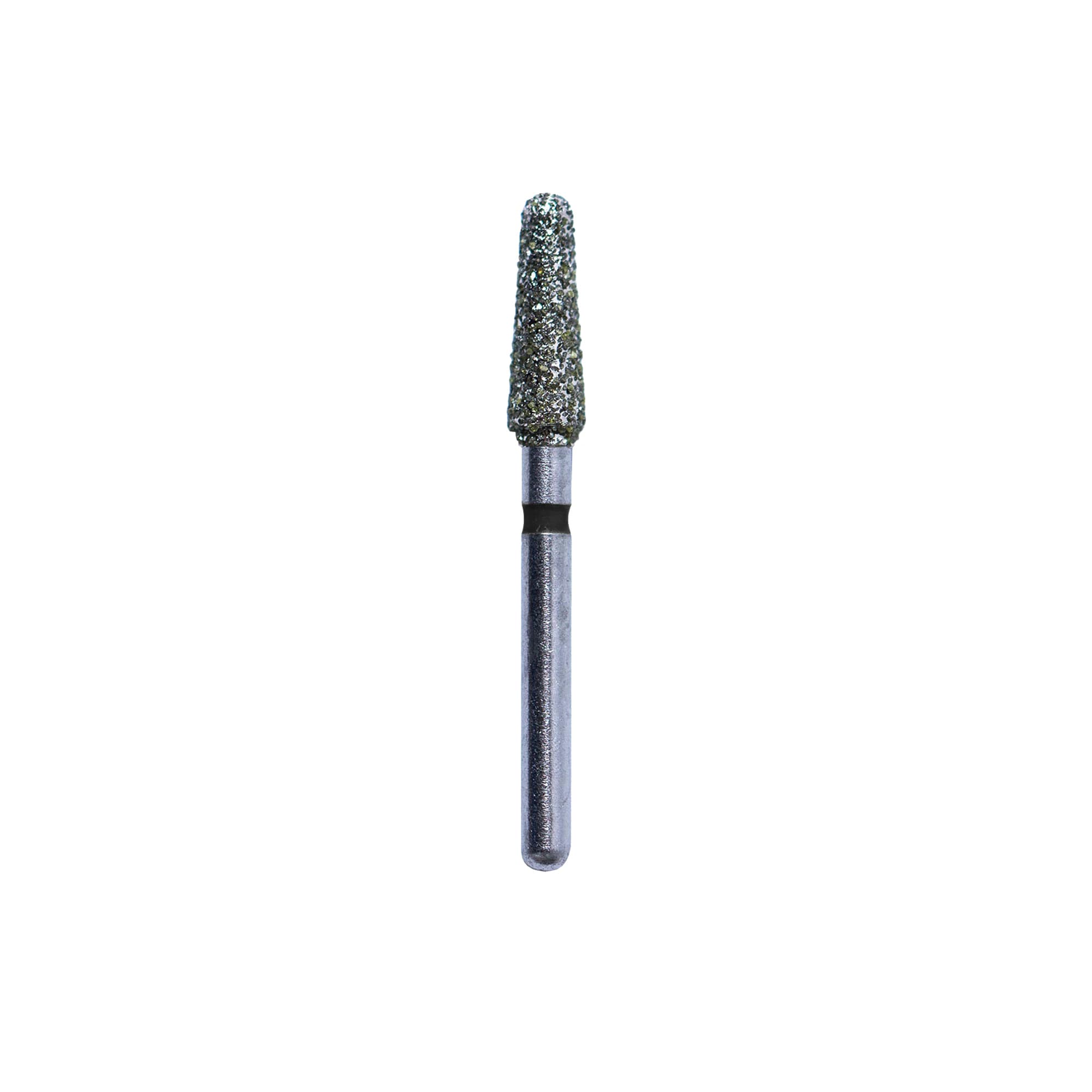 SimpliCut Single-Use Sterile Diamond Bur, Round End Taper, Super Coarse, Friction Grip, 25/Pkg, SC855-025-D - #855-025 Super Coarse SimpliCut Diamond Bur Round End Taper Pack of 25 - Image 1