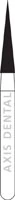 NTI Diamond Bur, FG, Needle #858, 1.6 mm, Fine, Red, 5/Pk, F858-016 - NTI Diamond Burs, FG, Needle, # 858, 1.6 mm, Fine, Red, 5/Pk, F858-016 - Image 1
