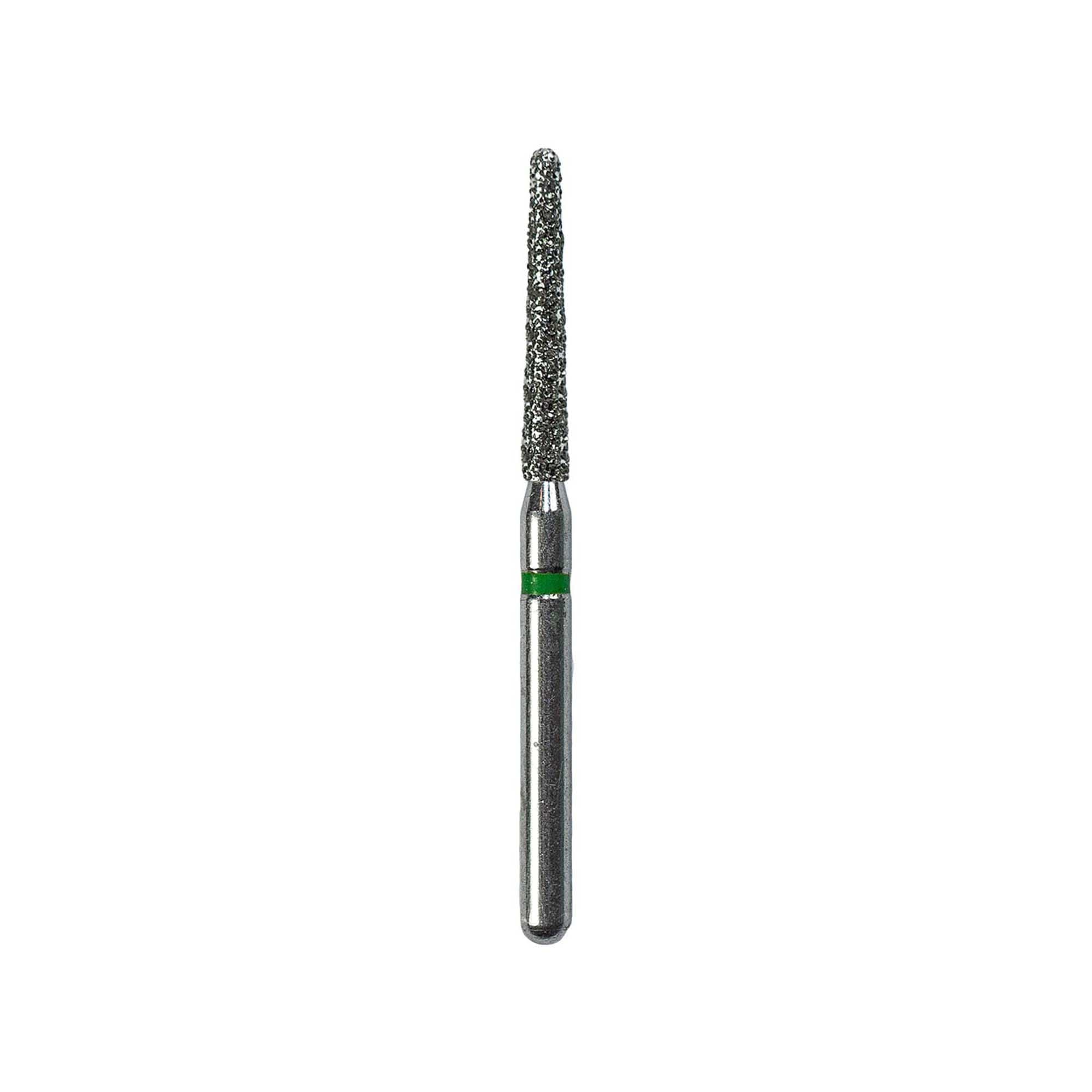 SimpliCut Sterile Single-Use Diamond Bur, Round End Taper, Coarse Grit, Friction Grip, 25/Pkg, C850-014-D - #850-014 Coarse SimpliCut Diamond Bur Round End Taper Pack of 25 - Image 1