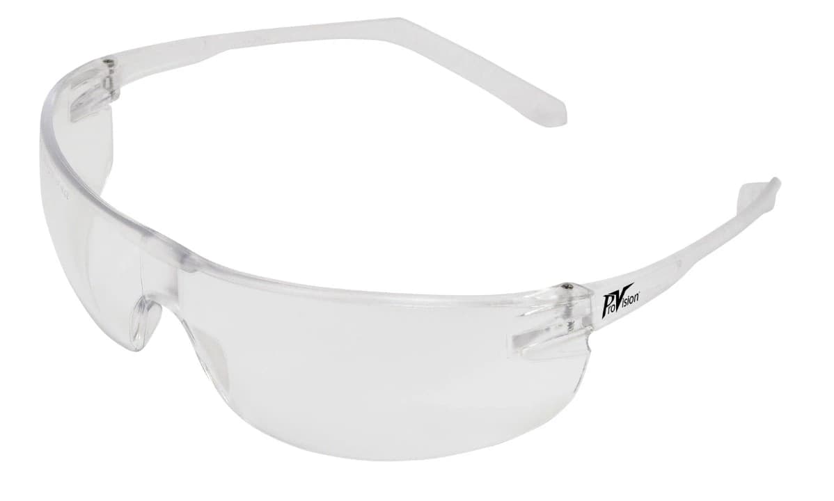 ProVision® Air™ Safety Eyewear, Clear Frame/Clear Lens, Small/Narrow/Medium, 1 Each, 3608C - ProVision® Air™ Safety Eyewear, Clear Frame/Clear Lens - Image 1