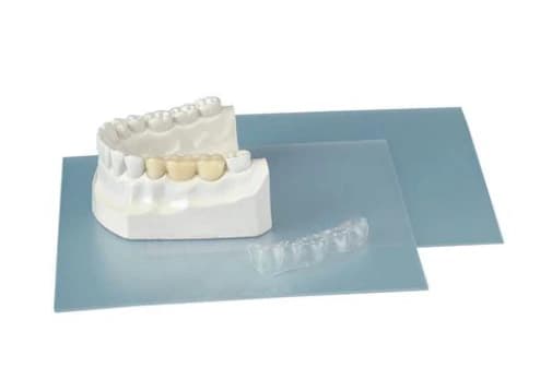 Pro-Form Temporary Crown & Bridge Material, 5" x 5", 0.020" (0.50 mm), Clear, 50/Pk, 9613680 - Pro-Form, Temp. Crown & Bridge Material, 5" x 5", 0.020 ", Clear, 50/Pk, 9613680 - Image 1