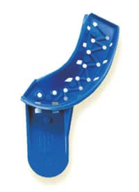 Tray Aways® Disposable Perforated Impression Trays, #8S, Upper Left/Lower Right Quadrant, Blue, 12/Pack, 0921895 - Tray Aways® Disposable Perforated Impression Trays UL/LR Quadrant 12/Pack - Image 1