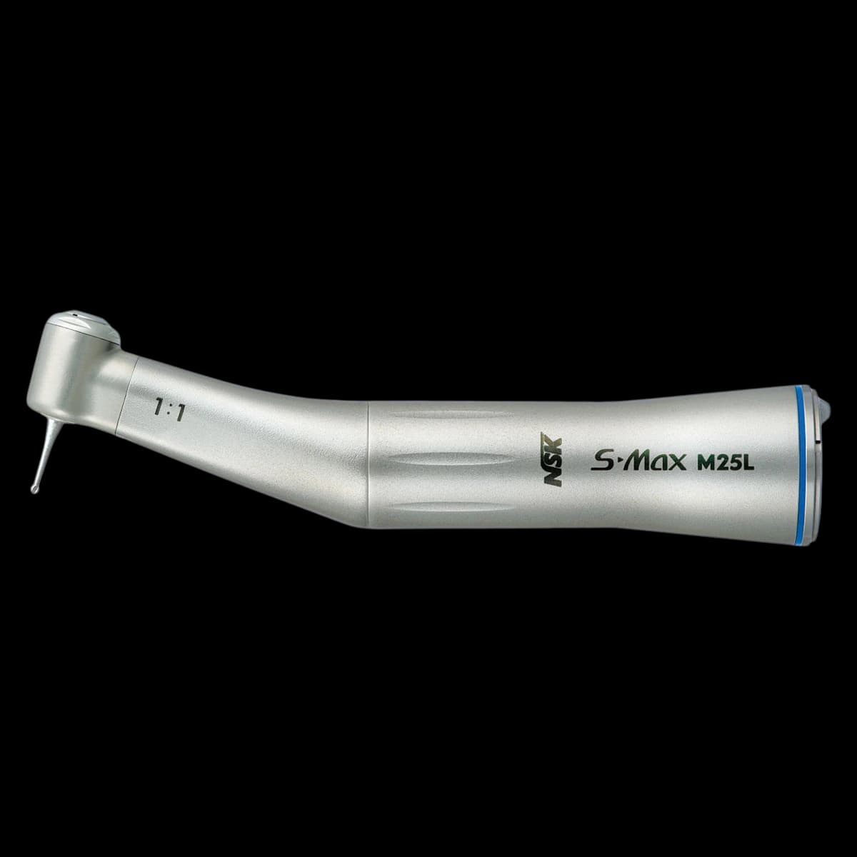 NSK S-Max M 1:1 Direct Drive Electric Handpiece Contra Angle, Push-Button Autochuck, Single Spray, Non-Optic, M25, C1027 - S-Max M 1:1 Direct Drive Electric Handpieces – Contra Angle, Push-Button Autochuck, Single Spray - Non-Optic - Image 1