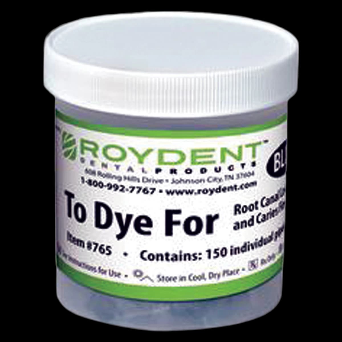 To Dye For Caries Indicator, Blue, Predosed Pipettes, Bulk Pack of 150, 765 - To Dye For - Image 1
