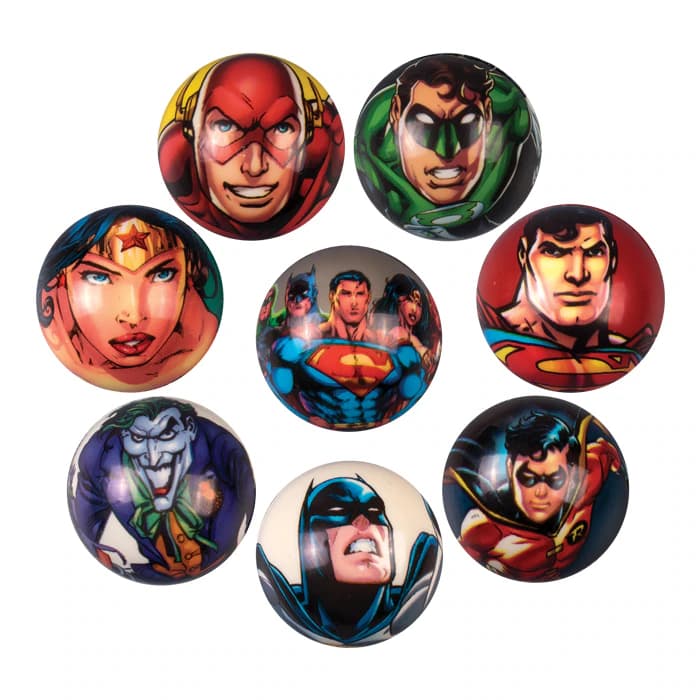 DC Comics 51mm Foam Balls, Assorted Superheroes, 50/Pack - Dc Comic 51 Mm Foam Balls (50) - Image 1