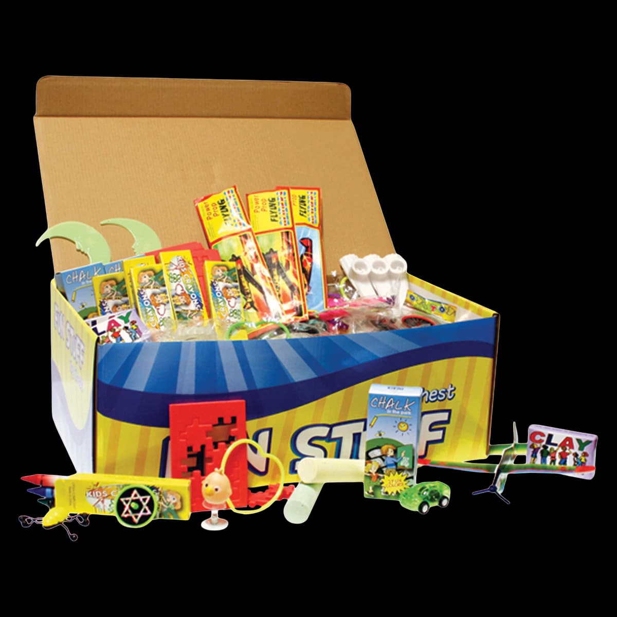 Sherman Specialty Supreme Treasure Toy Chest, 144 Toys, TC24 - Supreme Toy Chest (144) - Image 1