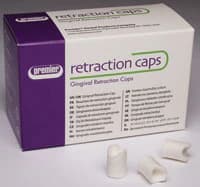 Premier Traxodent Retraction Caps, Size #3 Medium, Anatomic Formed Cotton, 120/Pk, 9048253 - Traxodent Retraction Caps, # 3, Medium, S120/Pk, 9048253 - Image 1