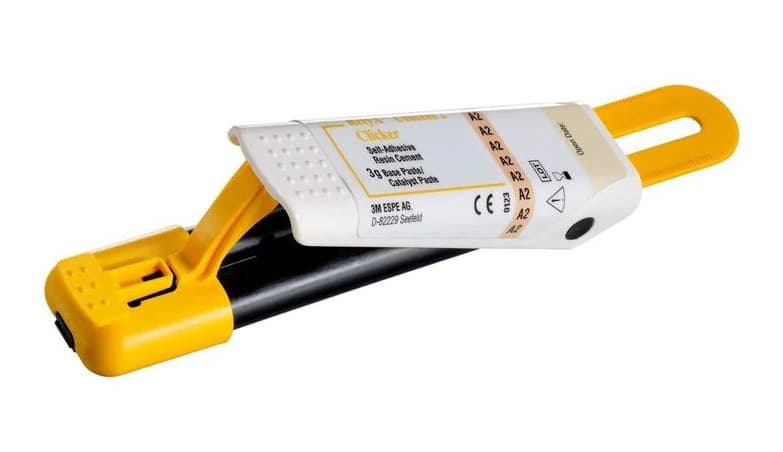 3M RelyX Unicem 2 Self-Adhesive Resin Cement, Clicker Dispenser Refill Kit, Translucent, 11 g, 56874 - RelyX Unicem 2 Self-Adhesive Resin Cement Clicker Translucent Ea - Image 1