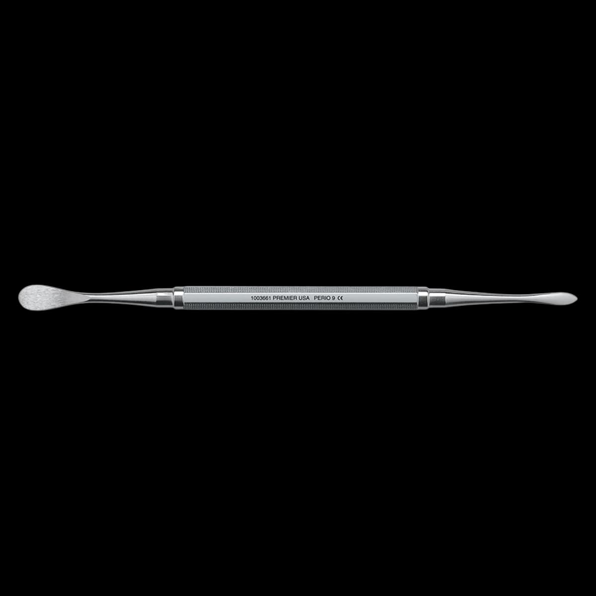 Premier Perio Elevator Molt #9, Double-End, Octagonal Handle, Stainless Steel, 1 Each, 1003661 - Elevator Perio 9 - Image 1