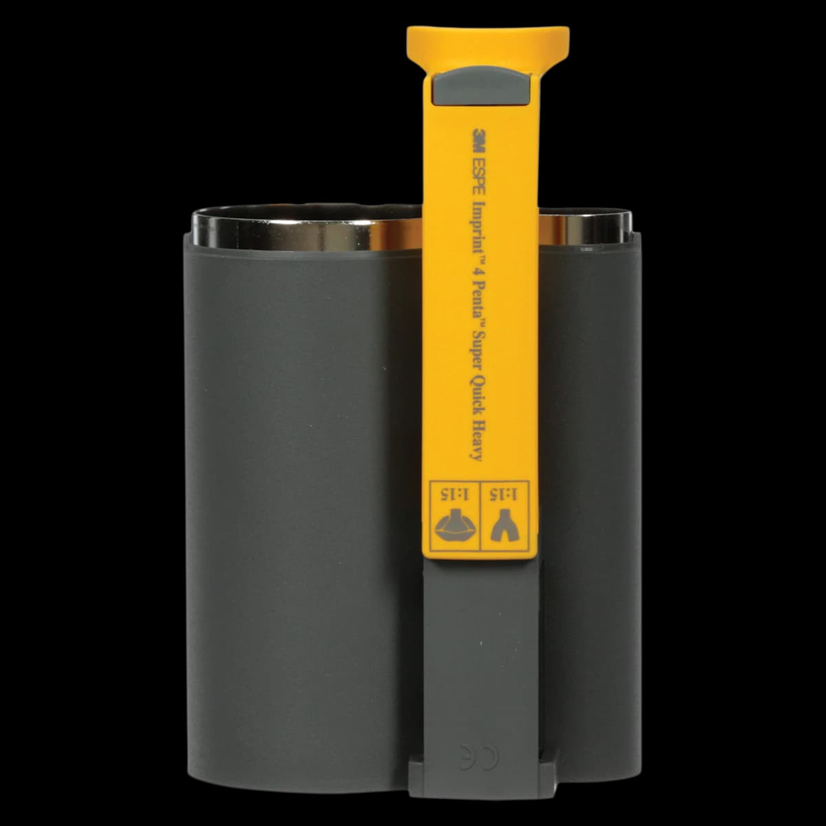 3M Imprint 4 Penta VPS Impression Material, Super Quick Heavy Body, P3 Cartridge for Pentamix 3, Yellow, 77785 - 3M™ Imprint™ 4 Penta™ VPS Impression Material - Imprint™ 4 Cartridge - Super Quick Heavy - Image 1