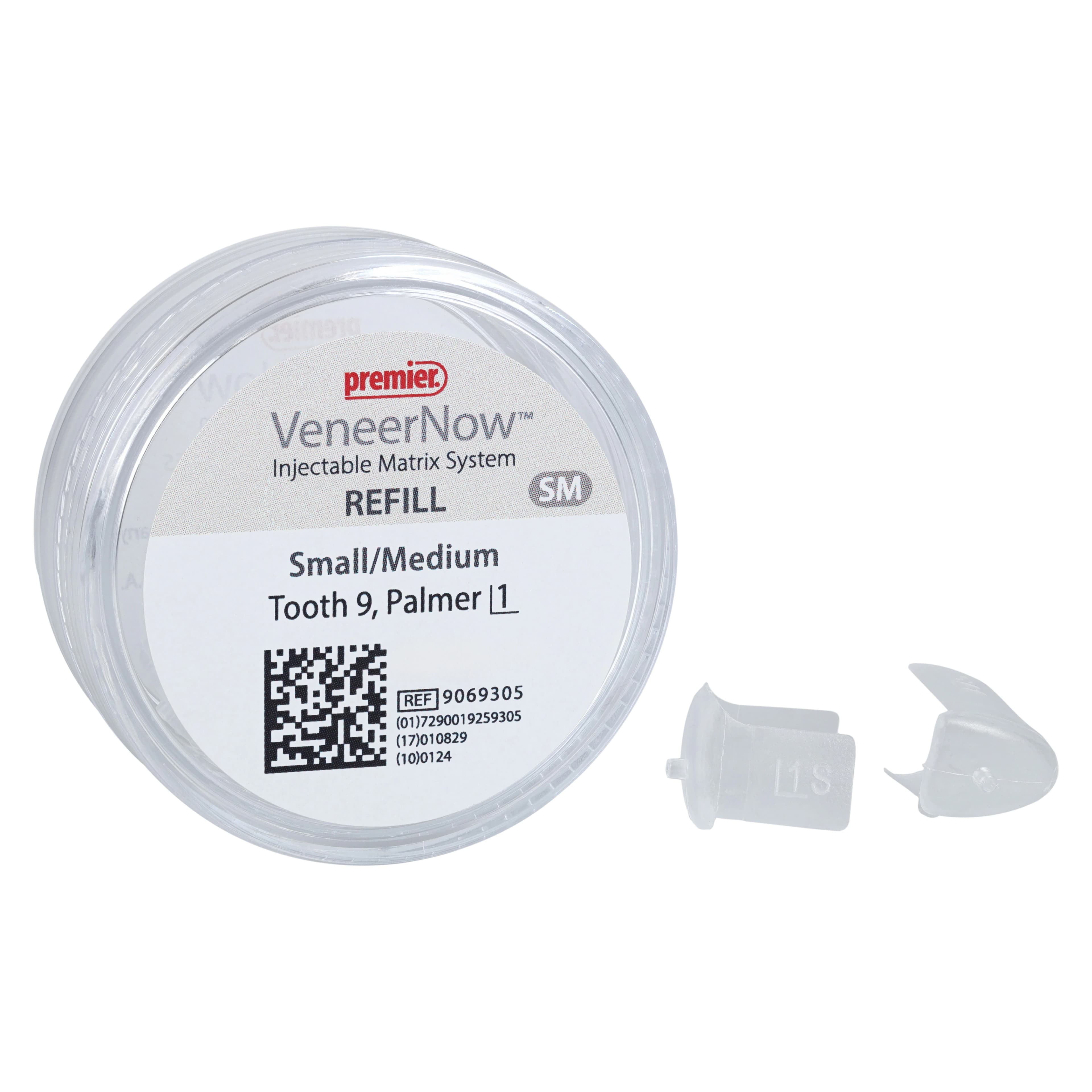 VeneerNow Injectable Matrix System Refill, Tooth 9, Small/Medium, 6/Pk, 9069305 - VeneerNow™ Injectable Matrix System Refill Size 9 SM Pkg/6 - Image 1