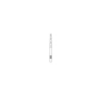 Two Striper TS2000 Diamond Bur FG, Flat End Taper, #2000.9, Coarse, Green Ring, 5/Pkg, 2000009 - Diamond TS2000 FG 2000.9 5/Pk - Image 1