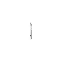 Two Striper Diamond Burs, FG, Flame, 275.9C, 2.2 mm Major/0.4 mm Minor, Coarse, Green, 5/Pk, 2015955 - Two Striper Diamond Burs, FG, Flame, 275.9, 2.2 mm, Coarse, Green, 5/Pk, 2015955 - Image 1