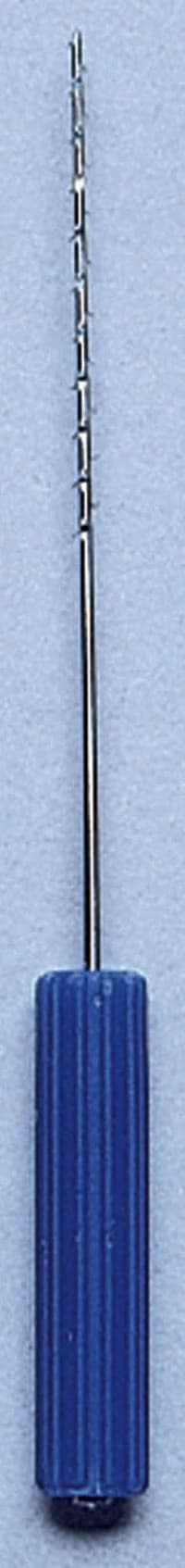 Premier Barbed Broaches, Size #40, Stainless Steel, Color-Coded Plastic Handle, 144/Box - Barbed Broaches 40 (144) - Image 1