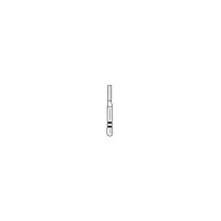 Two Striper® Diamond Bur, FG, Fine, Red, Cylinder Flat End, #515.5F, 1.2 mm Diameter, 5.0 mm Length, 5/Pkg, 2015295 - Two Striper® Diamond Burs – FG, Fine, Red, Cylinder Flat End, 5/Pkg - # 515, 1.2 mm Diameter, 5.0 mm Length - Image 1