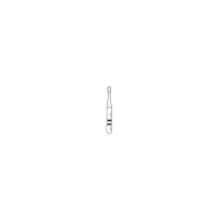 Two Striper ShortCut Diamond Burs FGSS, Operative, 330 S, Medium, Pear, 0.9 mm, Blue, Pkg/5, 2015914 - Two Striper® ShortCut™ Diamond Burs FGSS, Operative, 330 S, Medium, Pkg/5 - Image 1