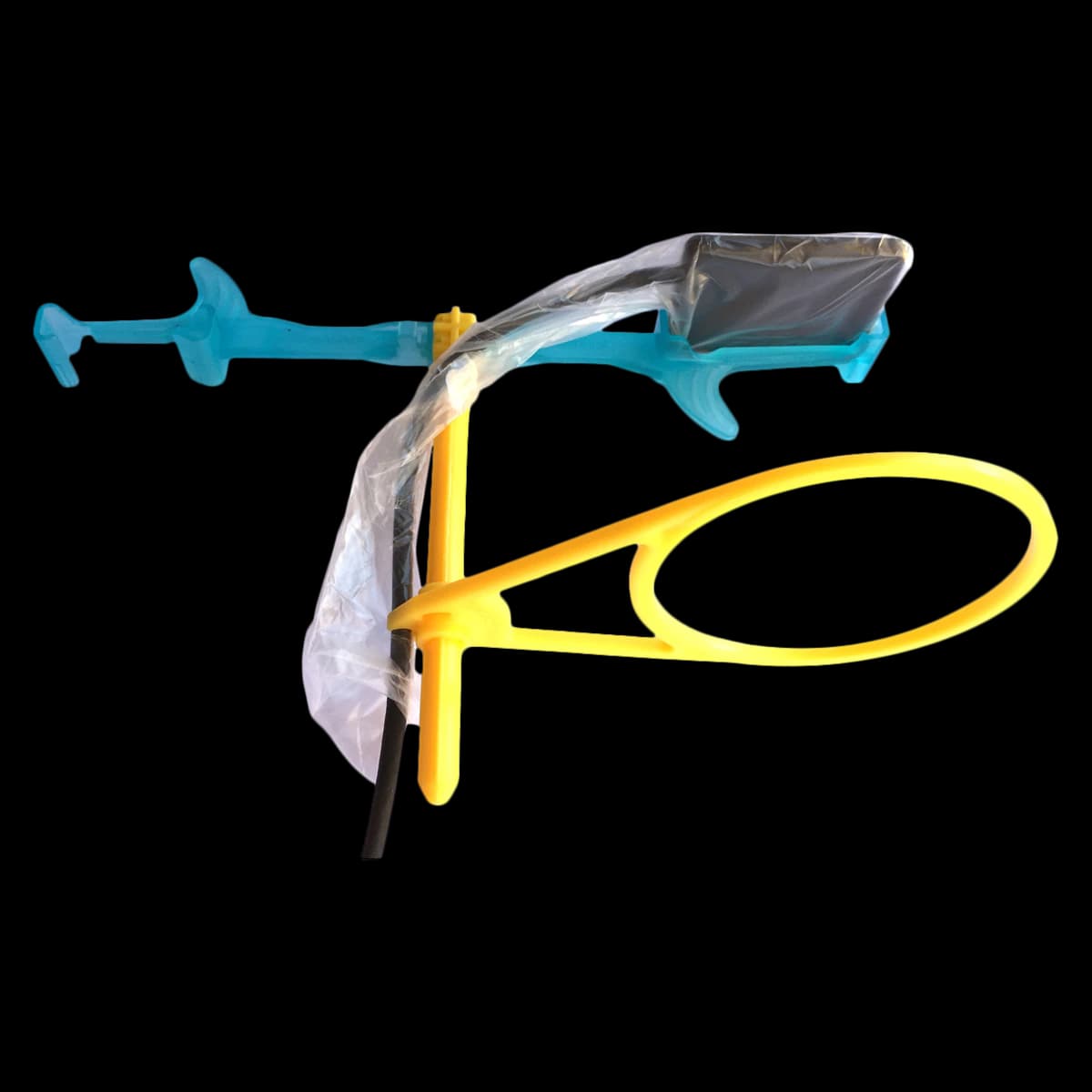 ComfyRay XT Skinny Size 2 Sensor Holder System, Blue, 2 Holders + 2 Rings + 2 Rods, 001-794 - ComfyRay XT Skinny Size 2 System - BLUE - Image 1
