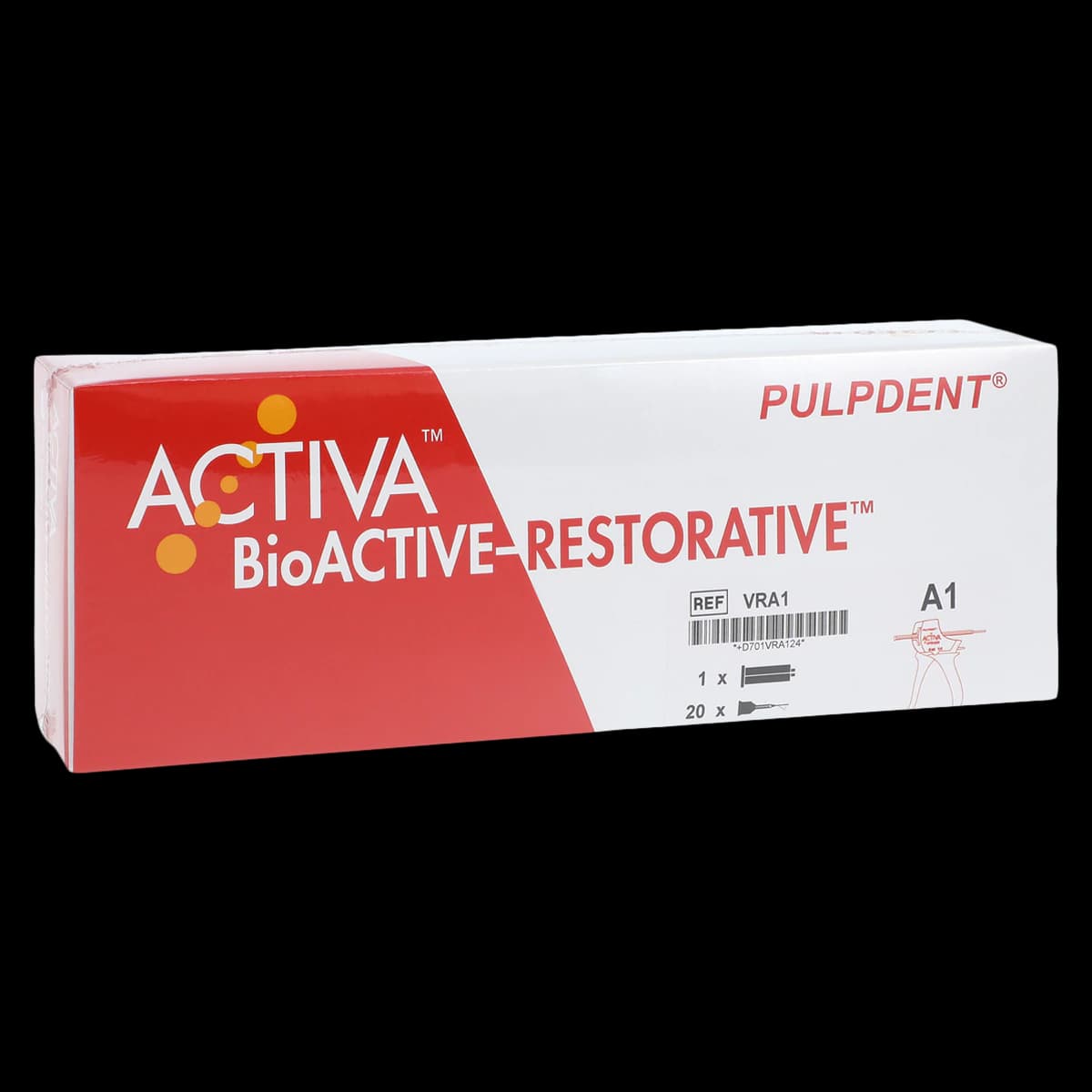 Activa BioACTIVE-Restorative Starter Kit, A1, 5 mL (8 g) Syringe, with ACTIVA-SPENSER Dispenser and 20 Mix Tips, VR-A1 - Activa Bioactive-Restorative Starter Kit - Image 1