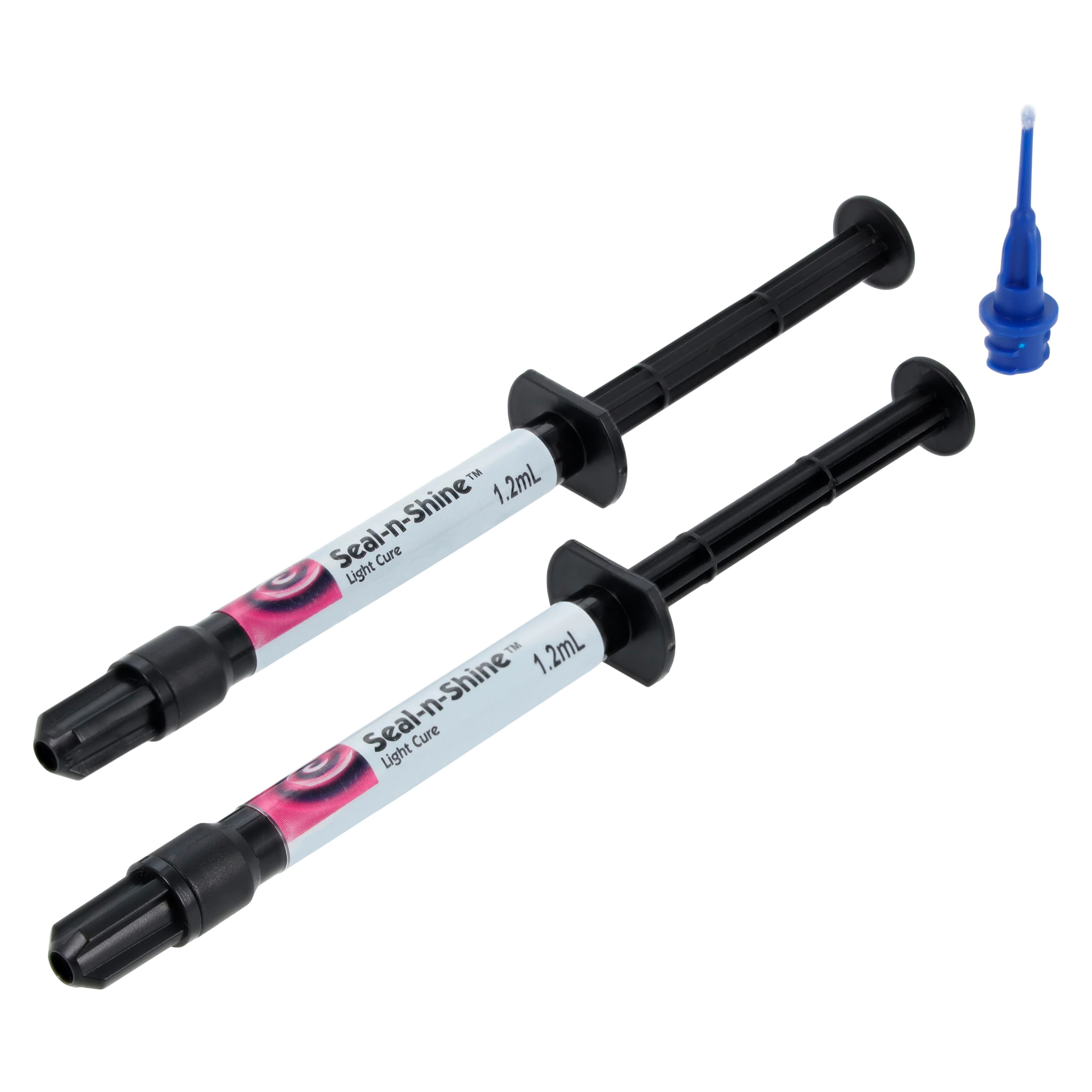 Embrace WetBond Seal-n-Shine Finish & Polishing Resin, Light-Cure, Syringe Kit, 1.2 ml, Clear, 2/Pk, EMSNY - Embrace Wetbond Seal-n-Shine Finish & Polishing Resin, Light-Cure, Syringe Kit, 1.2 ml, Clear, 2/Pk, EMSNY - Image 1