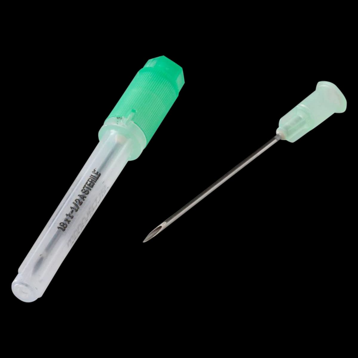 Monoject Hypodermic Needle, 27G x 1/2", Intermediate Bevel, Polypropylene Hub, Yellow, Sterile, 100/Box, 8881250362 - Hypodermic Needle Int Bevel - Image 1