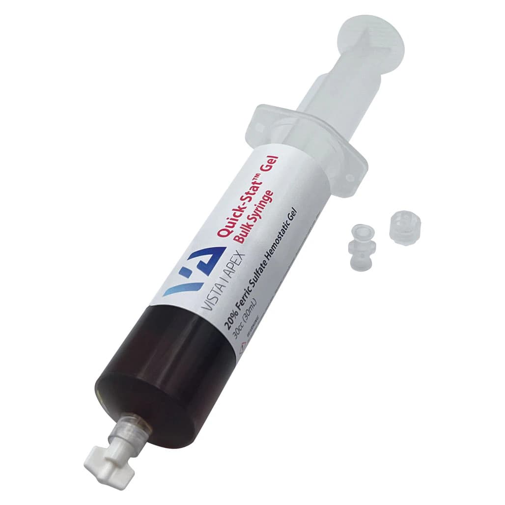 Quick-Stat FS Hemostatic Gel, 20% Ferric Sulfate, Bulk Syringe Refill, 30 mL, with Docking Port, 503555 - Quick-Stat Hemostatic Gel, Bulk Syringe Refill, 30 ml, 1/Pk, 503555 - Image 1