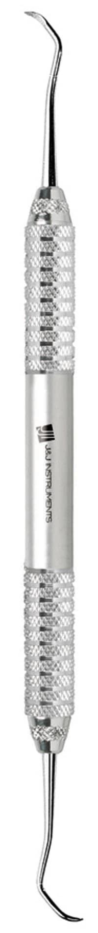 J&J Instruments Silk Jacquette Scaler #34/35, Double End, 9.5 mm Stainless Steel Handle, 95-603 - Silk™ Sickle Scalers – # 34/35 Jacquette, Silk™ Handle, Double End - Silk™ Sickle Scalers – # 34/35 Jacquette, Silk™ Handle, Double End - Image 1