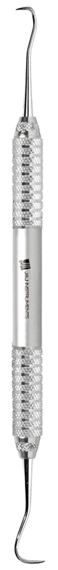 J&J Instruments Silk Sickle Scaler S5/33, Double End, 9.5mm Handle, Stainless Steel, 1 Each (95-533) - SILK DE SCALER S5/33 . - Image 1