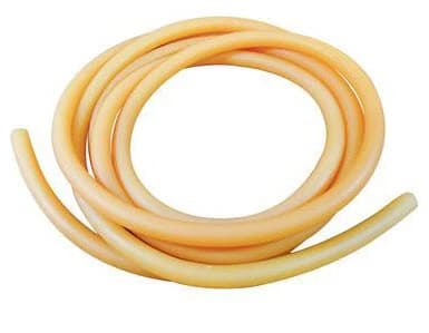 Natural Rubber Tubing #697 Amber, 5/16" x 3/32" x 50 ft Roll - Nat Rub Tubing #697 Amber - Image 1