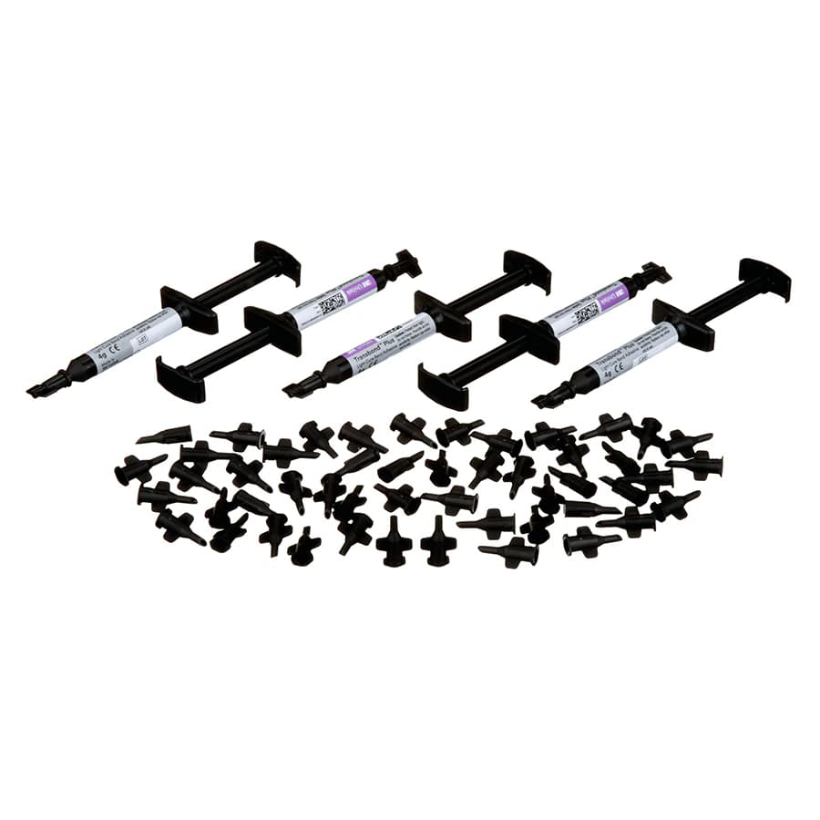 3M Transbond Plus Light Cure Band Adhesive Kit, 5 x 4g Syringes, 50 Disposable Tips, 712-080 - 3M™ Transbond™ Plus Light Cure Band Adhesive Kit - Image 1