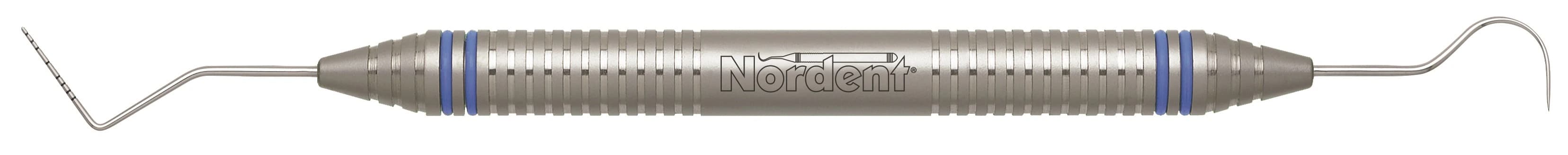 Nordent Expro #23 Williams Double-Ended Color Coded Probe, 1-2-3-5-7-8-9-10 mm, DuraLite ColorRings Handle, CEPCOW-23 - Color Coded Expros - #23/Williams (1-2-3-5-7-8-9-10) - DuraLite® ColorRings - Image 1