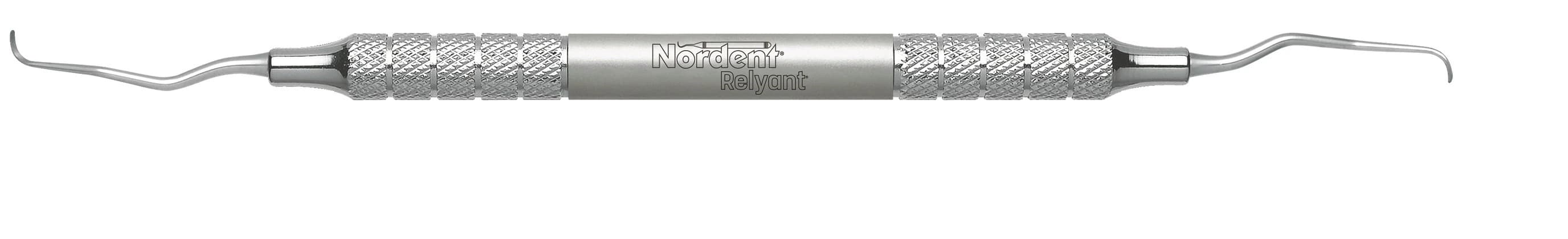 Relyant Gracey Curette #11-12 Mini Blade / Long Reach, Double-Ended, Relyant #6 Handle, Stainless Steel, VSCGR11-12ML - Relyant® Gracey Curettes - #11-12 Mini Blade/Long Reach - Relyant® #6 - Image 1
